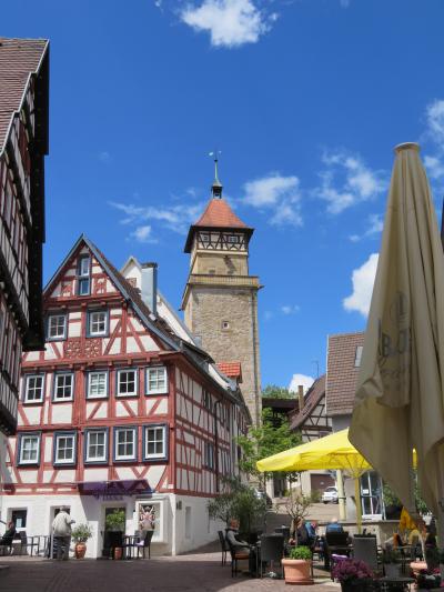   心の安らぎ旅行（2019年春 Waiblingen ヴァイブリンゲンPart1 Hochwachtturm 高い木組みの塔♪）