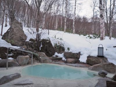 雪見露天風呂で憩う至福のひととき　白骨温泉　小梨の湯笹屋宿泊