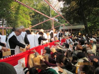 流山市の駒木・諏訪神社・流山１００か所めぐり（４４）・節分祭