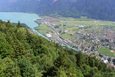 スイス花とハイキングの旅　インターラーケン散策ハーダー・クルム