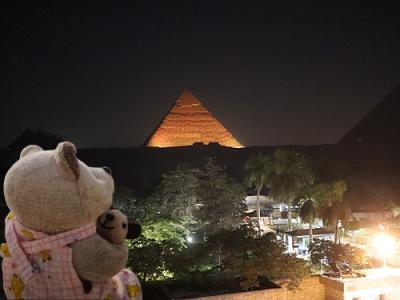 8年ぶり8度目のエジプト8日間（9）ピラミッド音と光のショーでパトカーが（０_０）