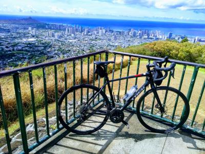 ホノルルをロードバイクでサイクリング