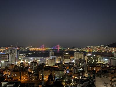 釜山 イバクキルの夜景に癒されて