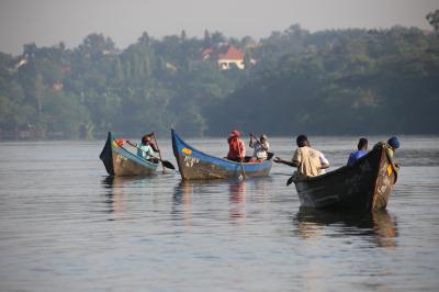 ウガンダ・ルワンダ　マウンテンゴリラとナイルの源流　②ビクトリア湖に漕ぎ出す