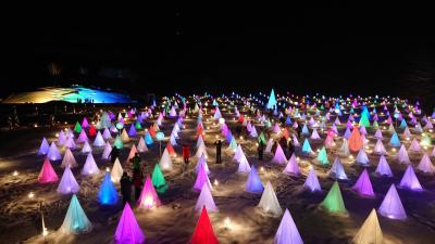 冬の十勝川温泉湯治の旅、光のイベント彩凜華にも行ってみた