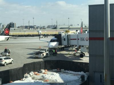 2020年2月、台北→羽田→ニューヨーク→トロント 搭乗記 【その4】 YYZ→EWR(AC7650搭乗)編