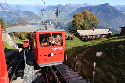シニアー夫婦のスイスゆっくり旅行30日　 (28)ピラトゥス山に上がりました(続10月14日)