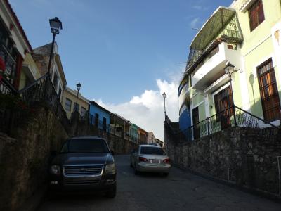 ドミニカ共和国 サントドミンゴ オストス通り(Calle Hostos, Santo Domingo, Rep Dominicana)