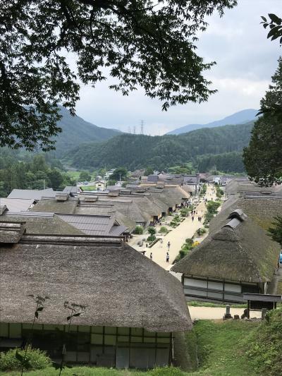 ふぐすまっ、感動の大内宿っ。