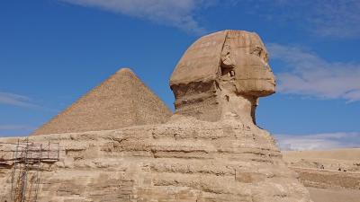 悠久の時が流れるエジプト・ナイル川クルーズ8日間の旅 (6)三大ピラミッド&スフィンクス