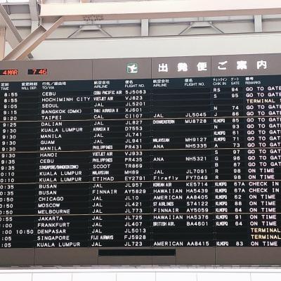 3月上旬の成田空港の近況と強風のgo around
