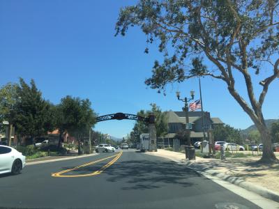 カリフォルニア州 テメキュラ(大山町の姉妹都市)　－　ダウンタウンを散策