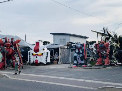 みろく横丁 ガンダム床屋 八戸最高!