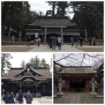 春を待ちわびて。「東国三社」参拝