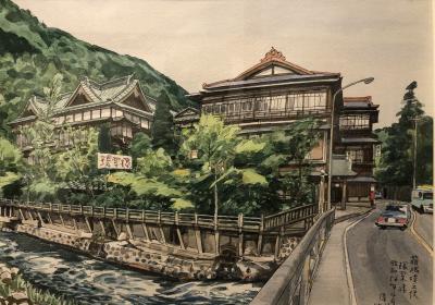 箱根塔ノ沢に老舗旅館を訪ねる