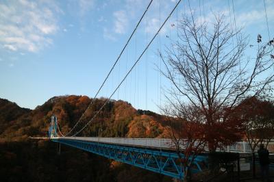 2015年12月：12年間日本一だった吊橋，竜神大吊橋［茨城県：常陸太田市］