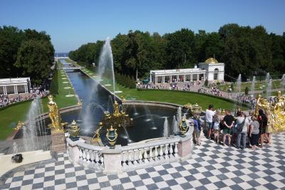 ツアー参加でロシアへ 3日目 …エカテリーナ宮殿, ピョートル大帝夏の宮殿, バレエ鑑賞