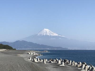 気球と海と松と富士