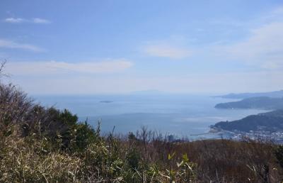 岩戸山頂から見る熱海