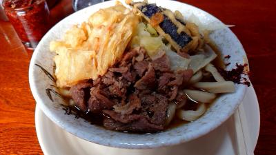 石和温泉駅そばの吉田うどん