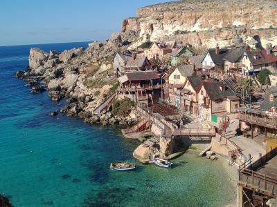 大晦日からマルタ島とキプロス島を巡るドライブ旅（猫とのふれあいも楽し♪）【3】モスタドーム→楽しいポパイ村→フェリーでゴゾ島へ