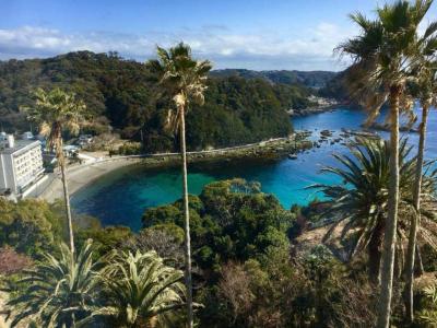 伊豆下田温泉ふたり旅　初めての混浴とサンドスキー