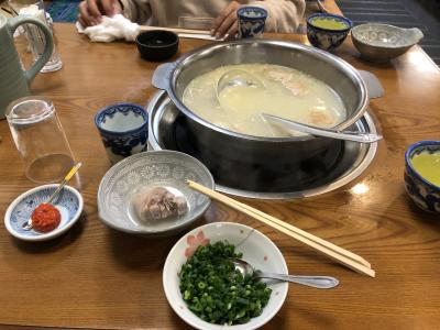 こんな時期だからやっと水炊きの「長野」に来られました