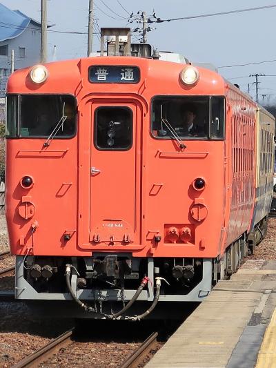 津軽-8　五能線　≪鯵ヶ沢⇒千畳敷≫  4駅-乗車は26分で　☆日本海沿岸-風景を眺めながら