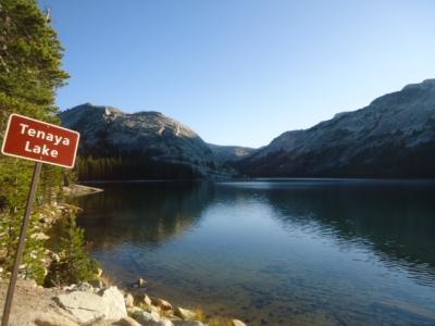 カリフォルニア州 ヨセミテ国立公園　－　標高が高いのに湖があるテナヤ レイク