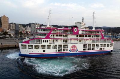 １４．早春の鹿児島2泊　鹿児島～桜島 桜島フェリーのショートクルーズ　やぶ金 桜島フェリー船内店