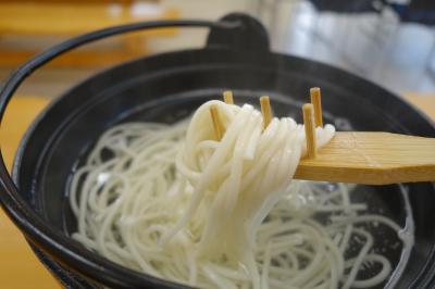 20200404-4 五島 製麺所のうどん屋さん、おっどん亭で五島うどんの地獄炊き