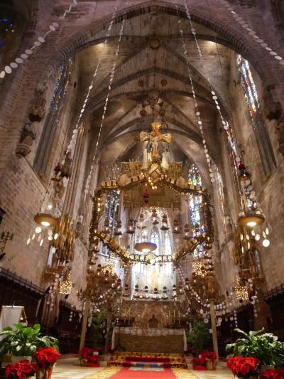 2019-2020年末年始バルセロナ&マヨルカ島 その12　マヨルカ大聖堂は見応えたっぷり