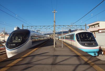 2012年2月 小田急20000形RSE JR東海371系 あさぎり号で行くJR