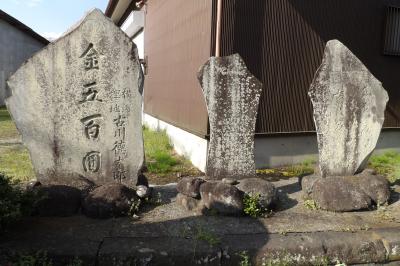 大雄山最乗寺仁王門途中の石碑（南足柄市飯沢）