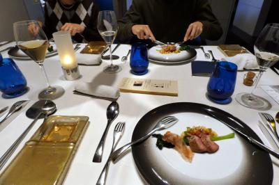 ０３．春休みのエクシブ湯河原離宮1泊　イタリア料理 マレッタの夕食