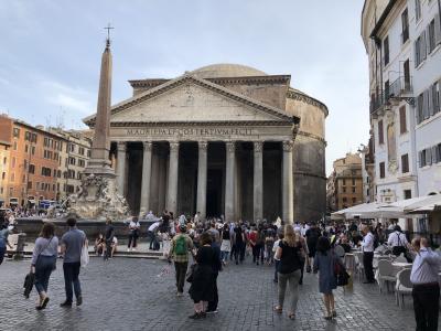 熟年夫婦イタリア・コートダジュール 1カ月の旅①1～2日目　(出国～ローマ1日目)