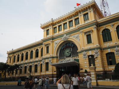 2019.11 ベトナムに行ってみよう（12）中央郵便局を見学したり、知人とベトナム料理をご一緒したり。