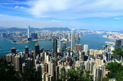 香港★香港は今日も元気です　香港といえば…の景色を見に山頂（ビクトリア ピーク）へ