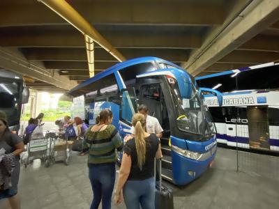 サンパウロからリオデジャネイロへバス移動
