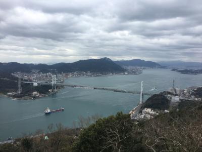 福岡・山口遠征 (その17) 山口県初上陸、“火の山公園” からの関門海峡の絶景！