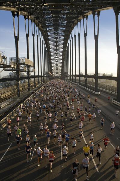 海外初マラソンはシドニーで