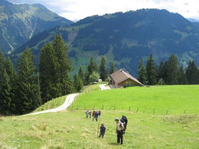 週末スイス国内旅行 電気の無い山小屋で藁のベッド