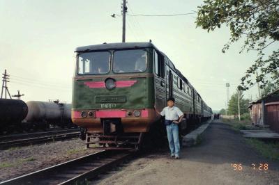 《メモリー》1996年７月　鉄道に乗ってサハリンを行く【その１】　サハリンの鉄道北端・ノグリキへ