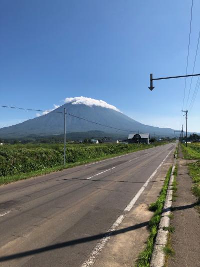 北海道ほぼ一周ぼっちツーリング2019　3日目　大快晴と羊蹄山と小樽