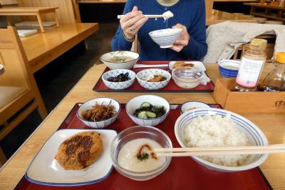 ３２．早春の鹿児島2泊　東開食堂（まいどおおきに食堂）の朝食