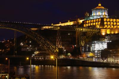 ポルトガル第二の都市ポルト　（１）　　　　橋と夜景とメトロ見学