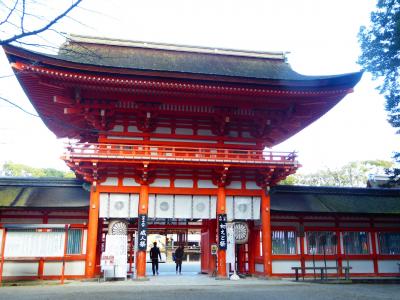 家族旅行2020冬プロローグ・京都その5,下鴨神社