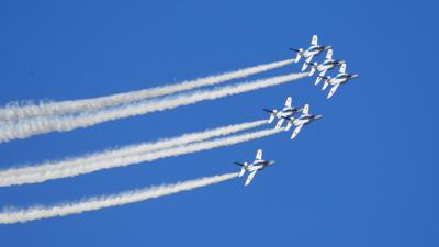 2019 小牧基地祭（前日のブルーインパルス）