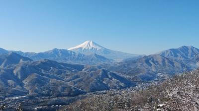 大月市・秀麗富嶽十二景６番『扇山』と７番『百蔵山』