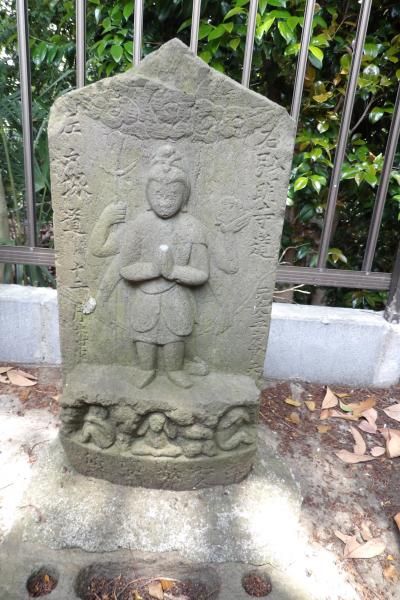 白山神社の庚申塚（横浜市南区別所2）